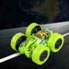 Stunt Car mit 360°-Rotation: Grün, Lila, Gelb Modelle drehen sich, jedes Front/Back anders – Kinder RC-Auto