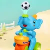 Trommelnder Elefant Musikspielzeug mit Licht und 2 Bällen für Kinder ab 3 Jahren