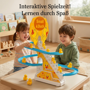 Enten-Klettertreppe mit Musik und LED-Licht für Kinder ab 3 Jahren
