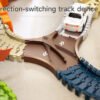Rennstrecke Kinder – 202-teiliges Autorennbahn Set mit Loop & leuchtenden Autos