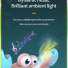 Krabbelnde Krabbe – Interaktives Motorikspielzeug mit Musik, Licht & Sensor Fluchtmodus für Babys ab 3 Jahren