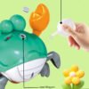 Krabbelnde Krabbe – Interaktives Motorikspielzeug mit Musik, Licht & Sensor Fluchtmodus für Babys ab 3 Jahren