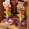 Bärchen Orbital Ball Kletterbaum – Kugelbahn & Basketball Spielzeug für Kinder